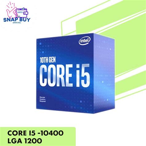 Intel Core Core i5 6-Core Processor, i5-10400 Up to 4.30 GHz, LGA1200 ...