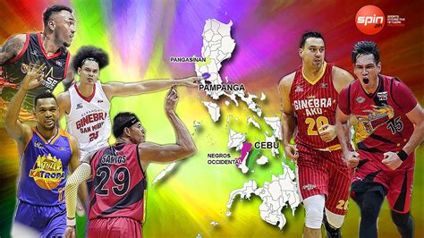 Hometowns of PBA basketball players