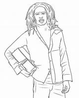 Bob Marley Coloring Sheet  Pages sketch template