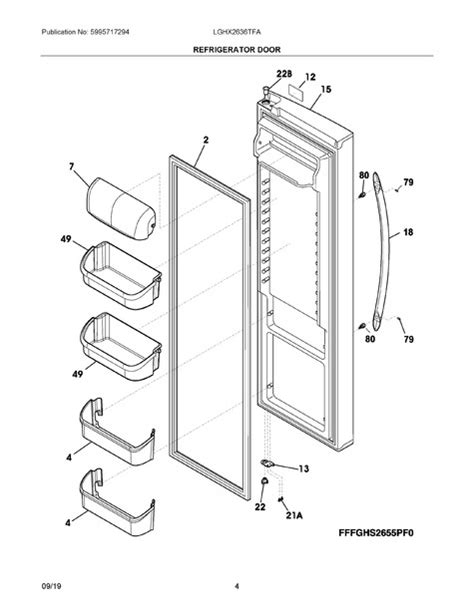 Frigidaire Professional Refrigerator Parts Manual Pdf | Reviewmotors.co