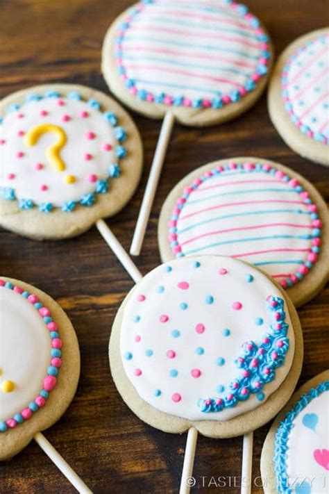 Gender Reveal Cookies Recipe and Tutorial {Easy Sugar Cookie Recipe}