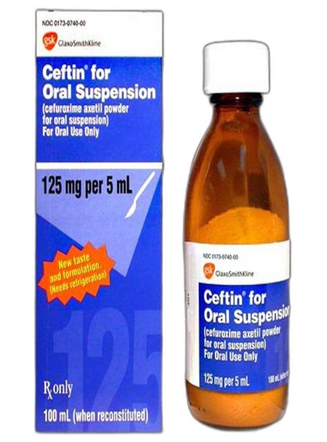 Ceftin Oral Suspension (Cefuroxime) | PharmaServe