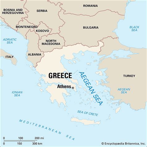 Physical Map Of Europe Aegean Sea