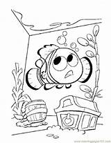 Finding Nemo Bubbles Coloring Page Pages sketch template