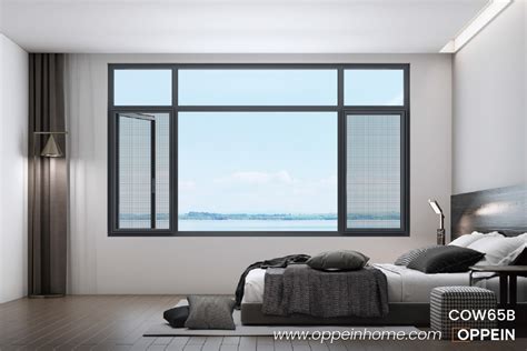 Overall Design Black Aluminum Casement Window | OPPEIN