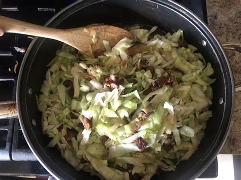 Keto Bacon & Cabbage Stir Fry - Keto and You