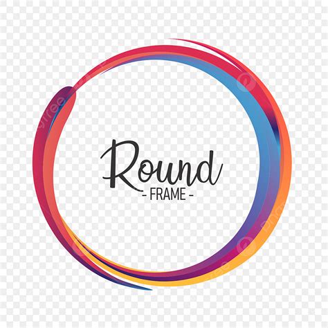 Cadre Rond Coloré PNG , Couleur, Coloful, Rond PNG et vecteur pour téléchargement gratuit