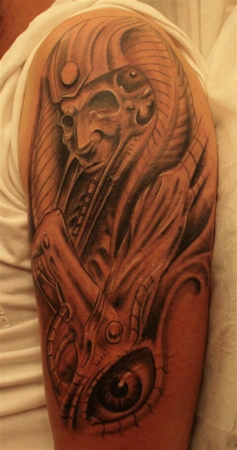 Egyptian mummy tattoo on arm - Tattooimages.biz