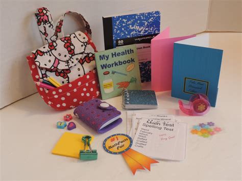 Deluxe School Supplies Package for American Girl Dolls and