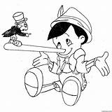 Disney Pinocchio Coloring Pages » Turkau sketch template