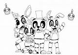 Animatronics Coloring Pages sketch template