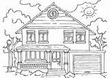 Free Printable House Coloring Pages For Kids sketch template