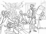 The Second Continental Congress coloring Page  ColouringPages sketch template