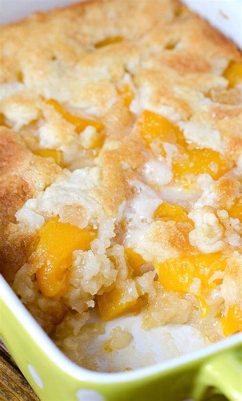 Super Easy Peach Cobbler | Recipe | Super easy peach cobbler recipe, Peach dessert recipes ...