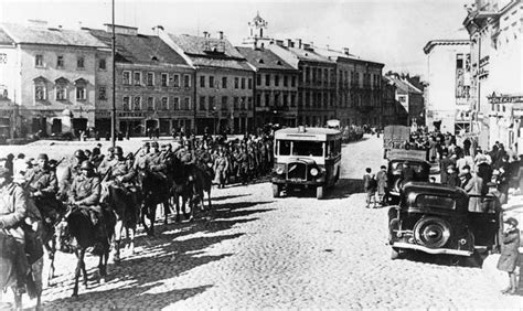 Red Army enters the provincial capital of Wilno during Invasion of Poland, World War II image ...