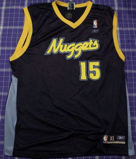 Carmelo Anthony Nuggets Jersey Sz XL NBA Reebok Blue Yellow 15 Denver | Carmelo anthony nuggets ...
