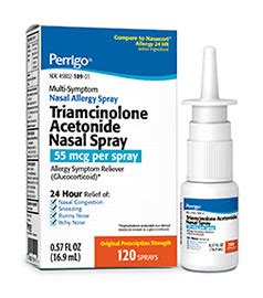 Triamcinolone Acetonide Nasal Spray 55 mcg per spray - Padagis