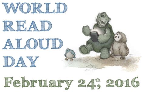 Jean Darnell: Awaken Librarian!: World Read Aloud Day! #WRAD16