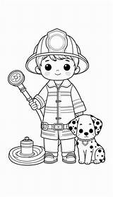 Firefighter Coloring Pages  ColoringDraftcom sketch template