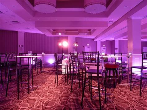 club theme sweet 16 high top tables bat mitzvah patriot place | High top tables, Patio bar set ...