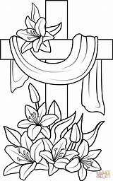 Easter Cross coloring page  Free Printable Coloring Pages sketch template