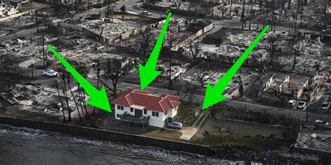 Photo: Why a Wooden House in Lahaina Was Spared in Maui Wildfires - Business Insider