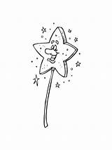 Cartoon Magic Wand coloring Page  Download Print Or Color Online For Free sketch template