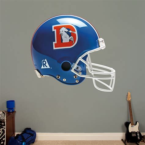 Denver Broncos Throwback Helmet Wall Decal | Shop Fathead® for Denver Broncos Decor