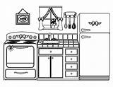 kitchen drawing easy With color  Adrien Martel sketch template
