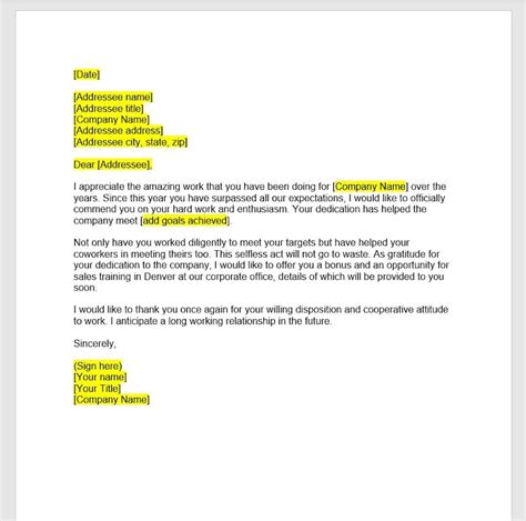 Commendation Letter Template, Commendation Letter, Commendation Template, Commendation Letter ...