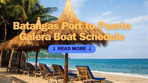 Batangas Port to Puerto Galera Boat Schedule & Fare – TravellyClub