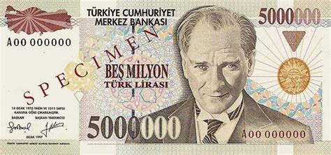 Will's Online World Paper Money Gallery - BANKNOTES OF TURKEY