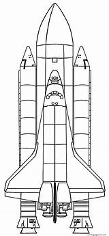 Space Shuttle With External Tank And Rocket Booster Coloring Page  sketch template