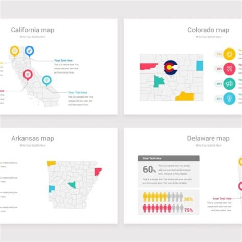 USA Counties Maps PowerPoint Template | Master Bundles