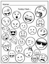 Free Feelings Chart Coloring Page Printables 49% OFF sketch template