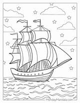 32 Boat & Ship Coloring Pages Free PDF Printables sketch template
