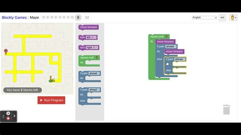 Blockly Games Maze level 9 solution 📱 Explore as vantagens e emoções de ...
