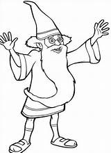 Wizard Coloring Page  Coloring Home sketch template