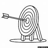 Archery Coloring Pages  Nation sketch template