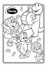 Barney Amp Friends Coloring Pages sketch template