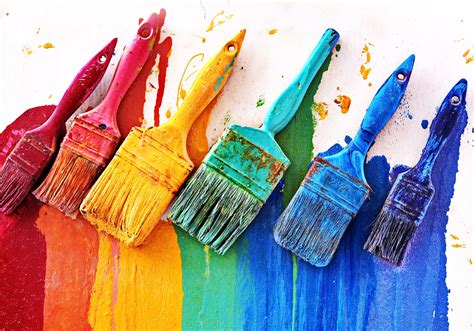 Paintbrush Color Chart Renovation Stock Image Image O - vrogue.co