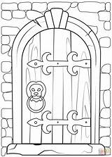 Door Coloring Pages sketch template