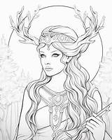 Artemis Coloring Pages sketch template