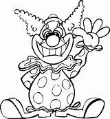 Clown Coloring Sheets Pages sketch template