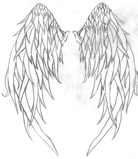 Dark Angel Wings Drawing at GetDrawings | Free download