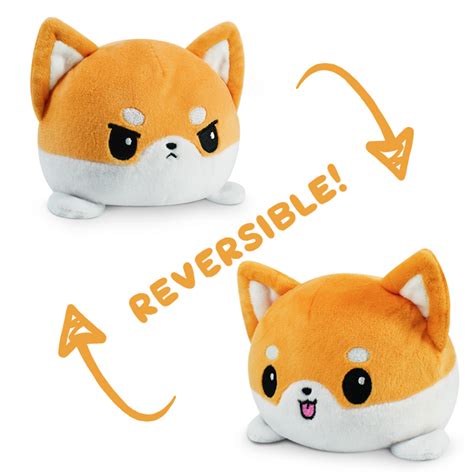 TeeTurtle Reversible Shiba Inu Plushie | Home of the Original ...