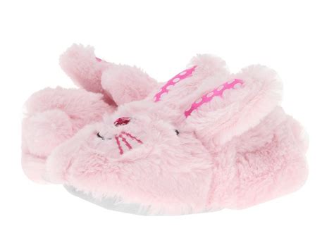 Stride Rite Fluffy Bunny Slipper (Toddler/Little Kid) (Light Pink ...