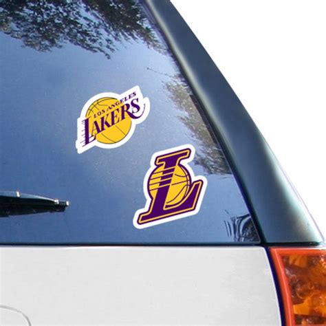 Los Angeles Lakers 2-Pack 4” x 4” Die-Cut Decals – LA TEAM GEAR