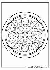 Pizza Coloring Pages Updated 2024 sketch template