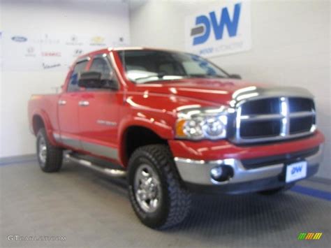 2003 Flame Red Dodge Ram 2500 ST Quad Cab 4x4 #46183769 Photo #6 | GTCarLot.com - Car Color ...